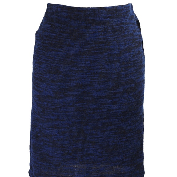 Grace Elements Dresses & Skirts - NWOT Grace Elements Black Blue Tweed Pencil Skirt